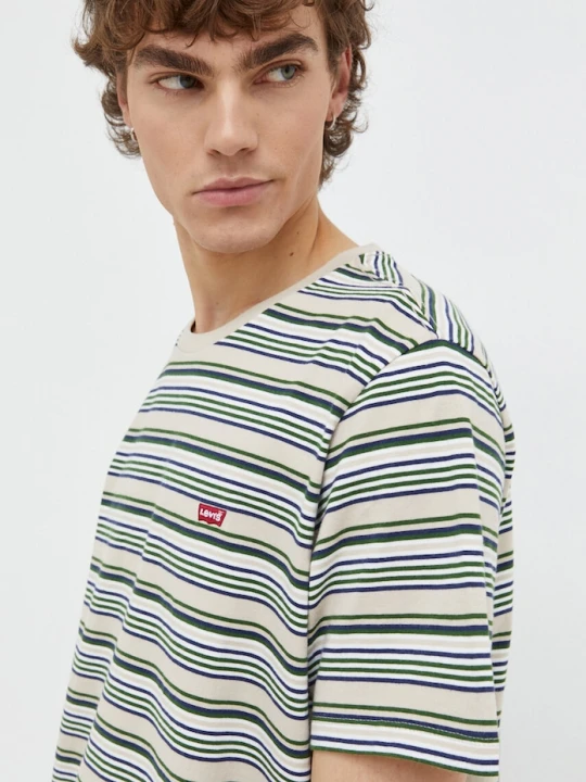 Zdjęcie produktu Levi's T-shirt męski bawełniany SS ORIGINAL HM TEE beżowy
