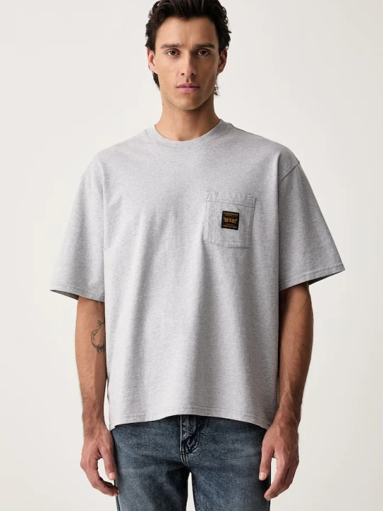 Zdjęcie produktu Levi's T-shirt męski bawełniany SS WORKWEAR PKT szary