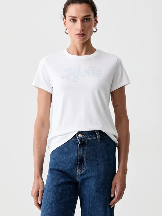 Zdjęcie produktu Levi's T-shirt damski bawełniany THE PERFECT TEE biały