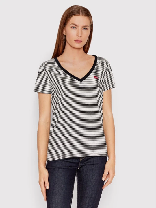 Zdjęcie produktu Levi'® T-Shirt Perfect V-Neck Tee 85341-0004 Kolorowy Regular Fit Levi's