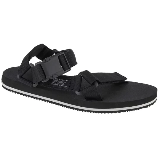 Zdjęcie produktu Levi's Tahoe Refresh Sandals 234193-752-59, Męskie, Czarne, sandały, tkanina, rozmiar: 44