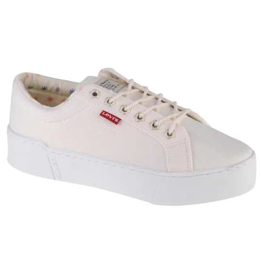 Zdjęcie produktu Levi's Tijuana 2.0 234188-677-100, Damskie, Białe, buty sneakers, tkanina, rozmiar: 40