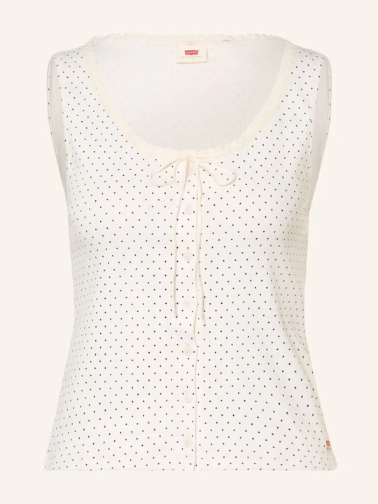 Zdjęcie produktu Levi's® Top Dry Goods Pointelle Z Koronką weiss