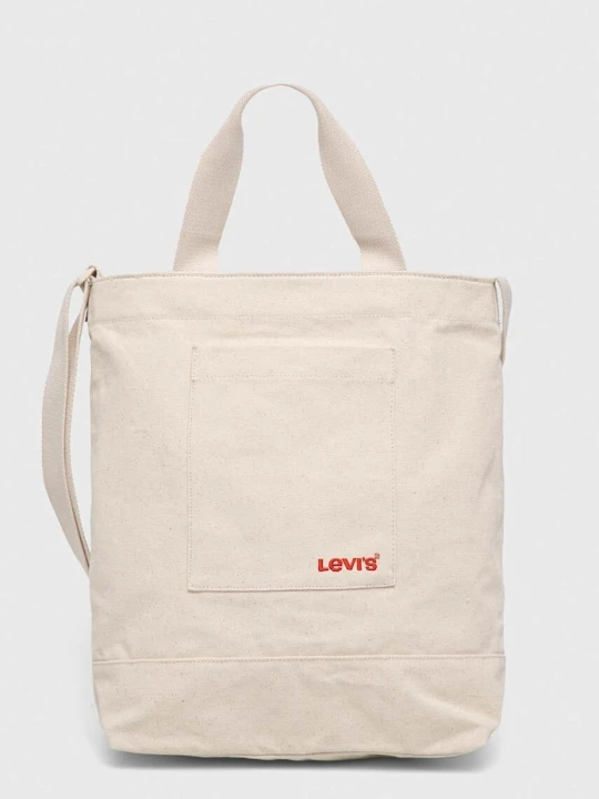 Zdjęcie produktu Levi's torba bawełniana beżowy
