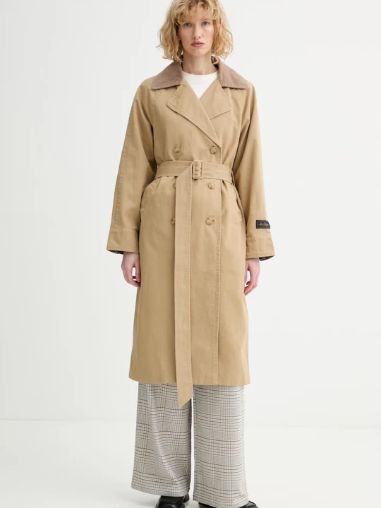 Zdjęcie produktu Levi's trencz bawełniany BREE CLASSIC LONG TRENCH beżowy