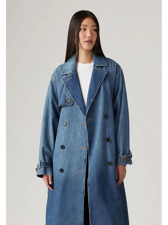 Zdjęcie produktu Levi's Trencz dżinsowy w kolorze niebieskim rozmiar: L