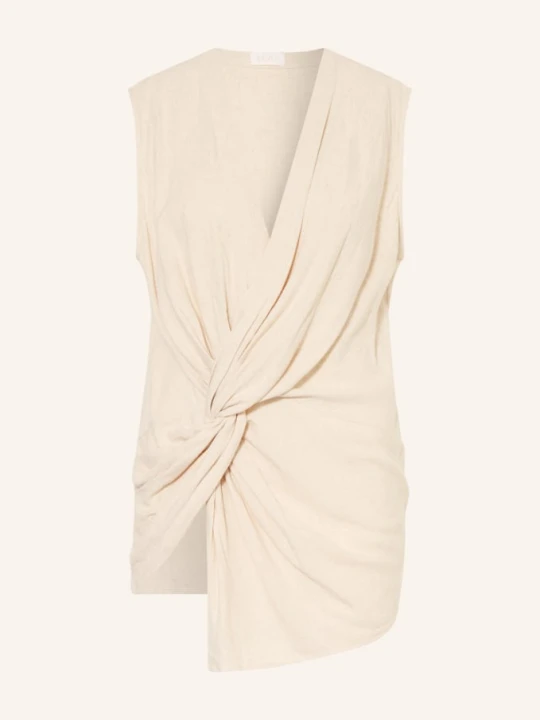 Zdjęcie produktu Lezu Top Nao W Stylu Kopertowym beige JASNOBRĄZOWY
