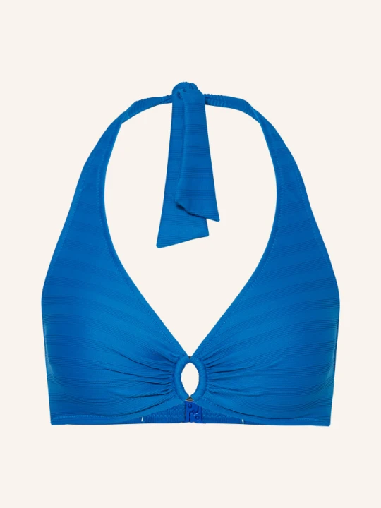 Zdjęcie produktu Lidea Górka Bikini Z Wiązaniem Na Szyi Linear Code blau NIEBIESKI