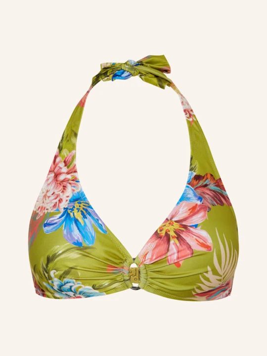 Zdjęcie produktu Lidea Góra Od Bikini Wiązana Na Szyi Botanic Burst gruen beżowy