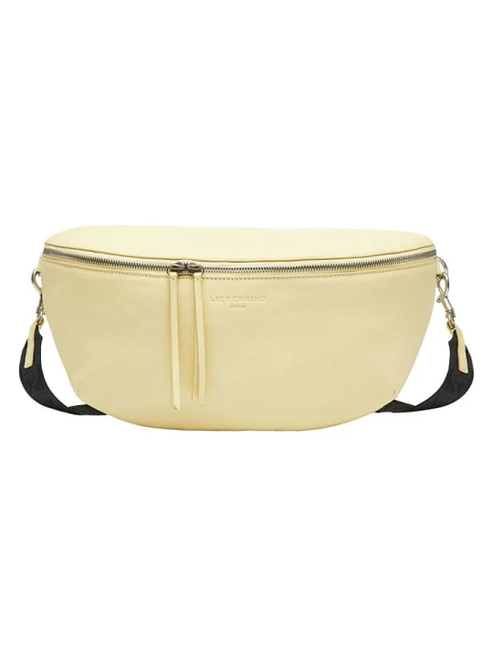 Zdjęcie produktu Liebeskind Berlin Skórzana saszetka w kolorze żółtym - 40 x 27 x 11 cm rozmiar: onesize