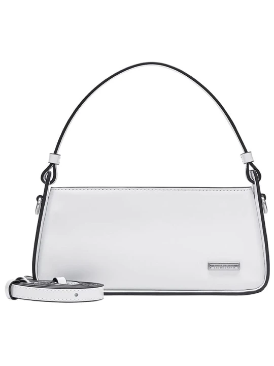 Zdjęcie produktu Liebeskind Berlin Skórzana torebka "Crossbody XS" w kolorze białym - 22 x 10 x 7 cm rozmiar: onesize