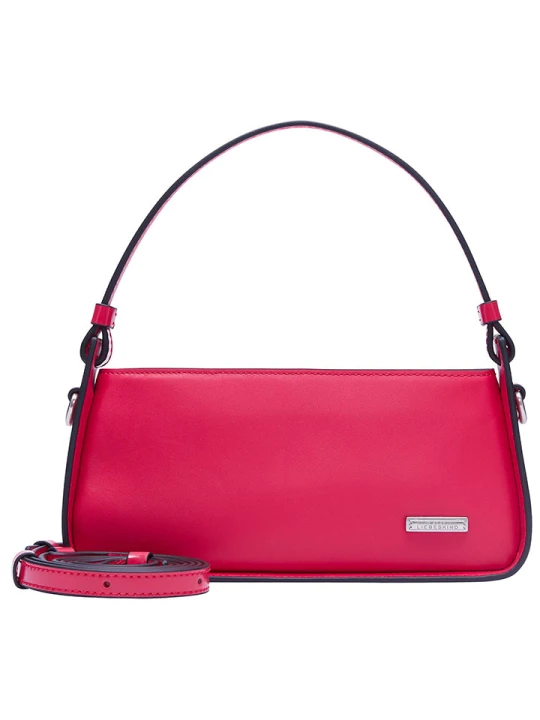 Zdjęcie produktu Liebeskind Berlin Skórzana torebka "Crossbody XS" w kolorze różowym - 22 x 10 x 7 cm rozmiar: onesize