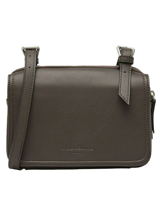 Zdjęcie produktu Liebeskind Berlin Skórzana torebka "Mareike" w kolorze khaki - 23 x 15 x 6 cm rozmiar: onesize