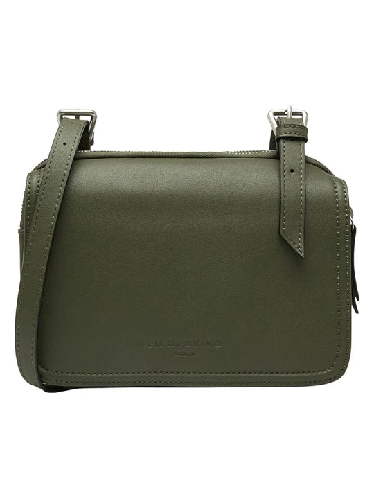 Zdjęcie produktu Liebeskind Berlin Skórzana torebka "Mareike" w kolorze khaki - 23 x 15 x 6 cm rozmiar: onesize