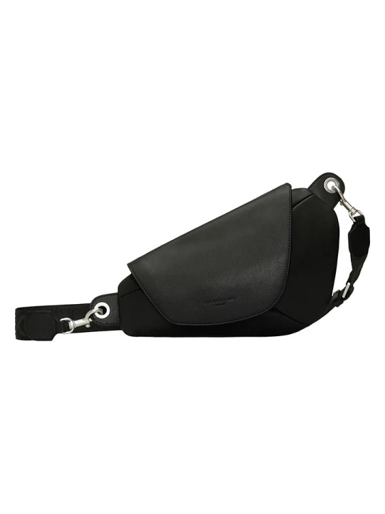 Zdjęcie produktu Liebeskind Berlin Skórzana torebka "Oval" w kolorze czarnym - 33 x 21 x 2 cm rozmiar: onesize