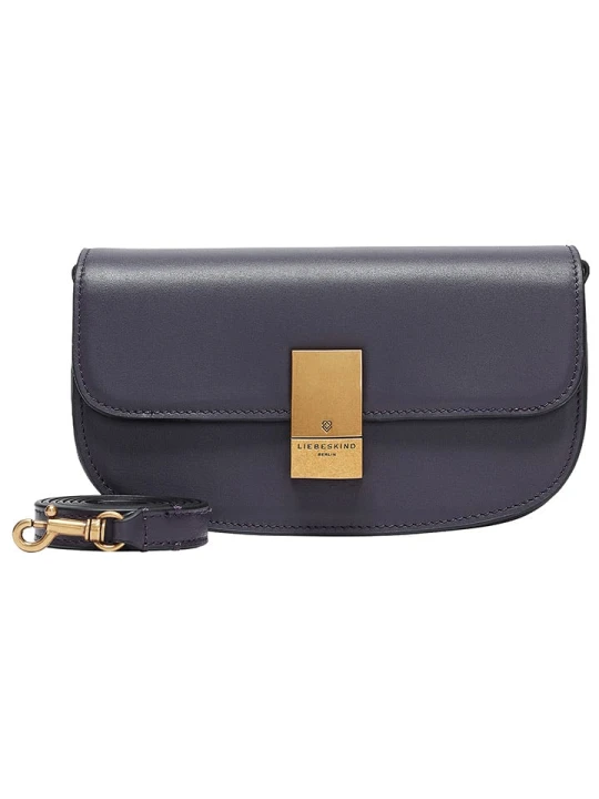 Zdjęcie produktu Liebeskind Berlin Skórzana torebka w kolorze ciemnofioletowym - 22 x 11 x 3, 5 cm rozmiar: onesize