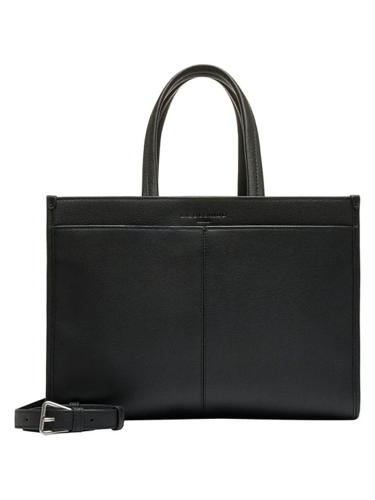 Zdjęcie produktu Liebeskind Berlin Skórzana torebka w kolorze czarnym - 39 x 37 x 14 cm rozmiar: onesize