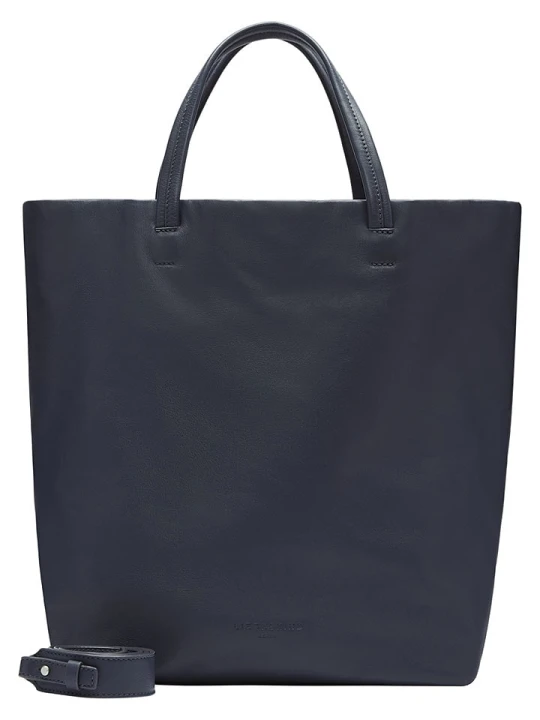 Zdjęcie produktu Liebeskind Berlin Skórzana torebka w kolorze granatowym - 31 x 38 x 15 cm rozmiar: onesize