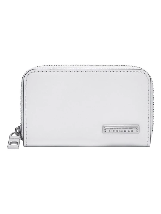 Zdjęcie produktu Liebeskind Berlin Skórzany portfel "Jo" w kolorze białym - 11 x 6, 5 x 1, 5 cm rozmiar: onesize