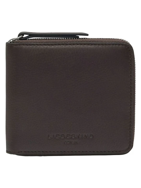 Zdjęcie produktu Liebeskind Berlin Skórzany portfel w kolorze brązowym - 11 x 10 x 2 cm rozmiar: onesize