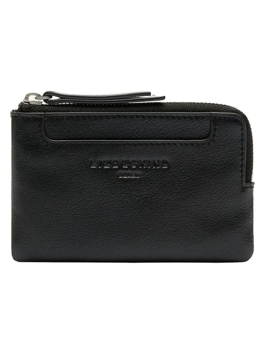 Zdjęcie produktu Liebeskind Berlin Skórzany portfel w kolorze czarnym - 13 x 8 cm rozmiar: onesize