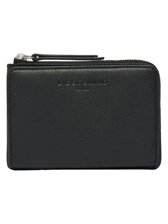 Zdjęcie produktu Liebeskind Berlin Skórzany portfel w kolorze czarnym - 13 x 9 x 1 cm rozmiar: onesize