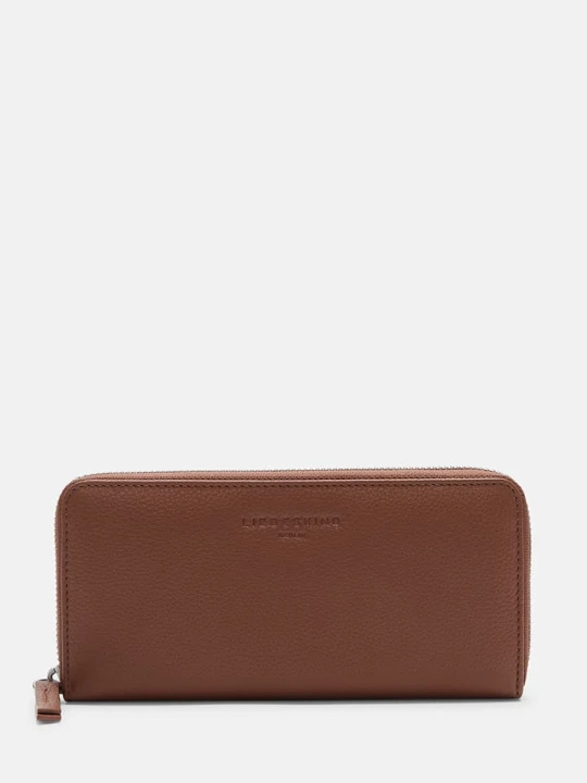 Zdjęcie produktu Liebeskind Berlin Skórzany portfel w kolorze jasnobrązowym - 19 x 9 x 2 cm rozmiar: onesize