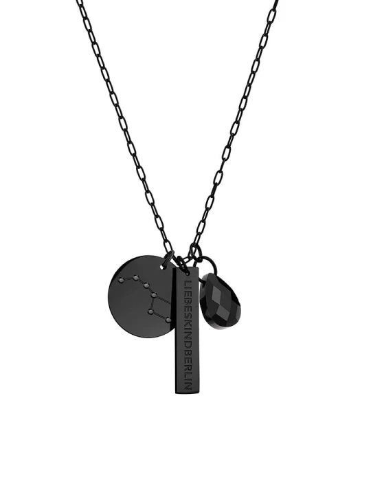 Zdjęcie produktu Liebeskind Naszyjnik z zawieszką - dł. 45, 5 cm rozmiar: onesize czarny