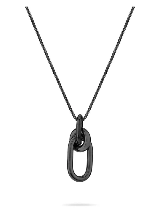 Zdjęcie produktu Liebeskind Naszyjnik z zawieszką - dł. 45 cm rozmiar: onesize czarny