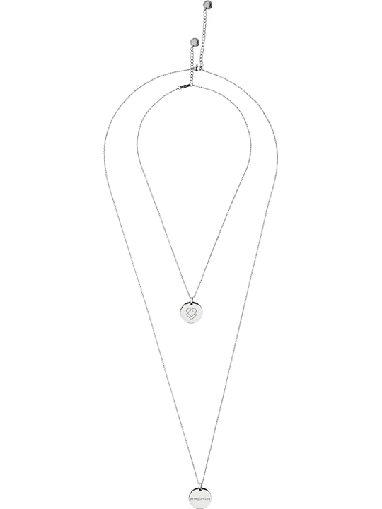 Zdjęcie produktu Liebeskind Naszyjnik z zawieszkami - dł. 45 cm rozmiar: onesize srebrny