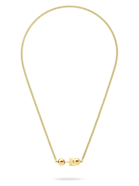 Zdjęcie produktu Liebeskind Pozłacany naszyjnik - dł. 43 cm rozmiar: onesize złoty