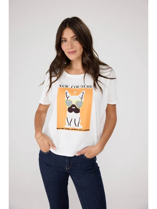 Zdjęcie produktu LIEBLINGSSTÜCK Koszulka "Wally" w kolorze białym rozmiar: XS