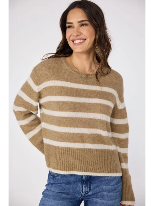 Zdjęcie produktu LIEBLINGSSTÜCK Sweter w kolorze karmelowo-beżowym rozmiar: 42