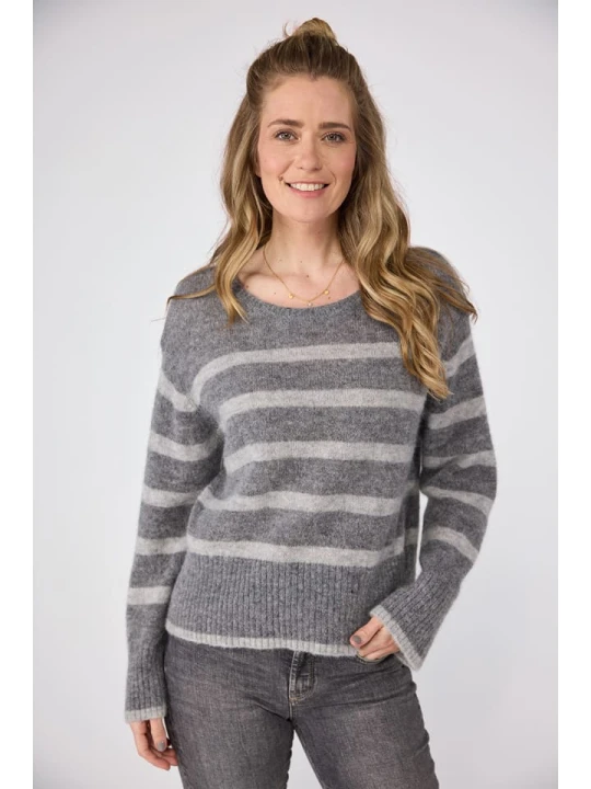 Zdjęcie produktu LIEBLINGSSTÜCK Sweter w kolorze szarym rozmiar: 34