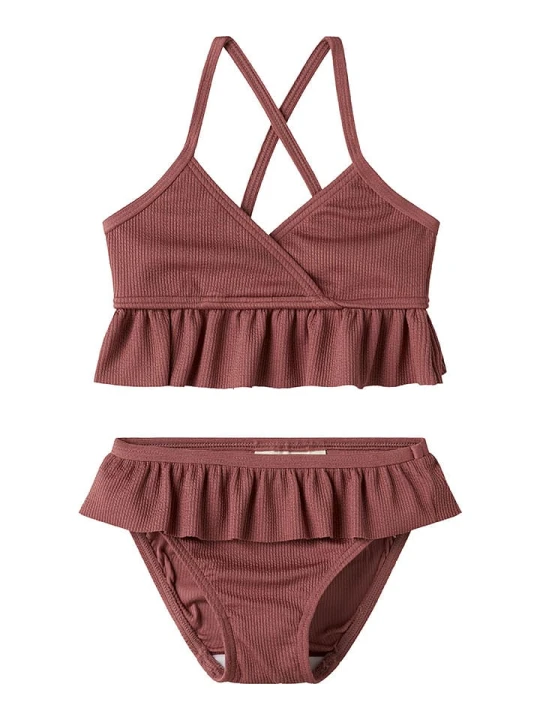 Zdjęcie produktu Lil Atelier Bikini "Fola Fia" w kolorze brązowym rozmiar: 98 Lil' Atelier