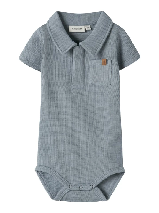 Zdjęcie produktu Lil Atelier Body "Falk" w kolorze szarym rozmiar: 62 Lil' Atelier