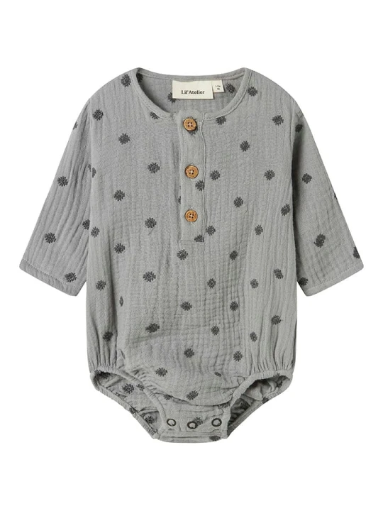 Zdjęcie produktu Lil Atelier Body "Koala" w kolorze szarym rozmiar: 62 Lil' Atelier