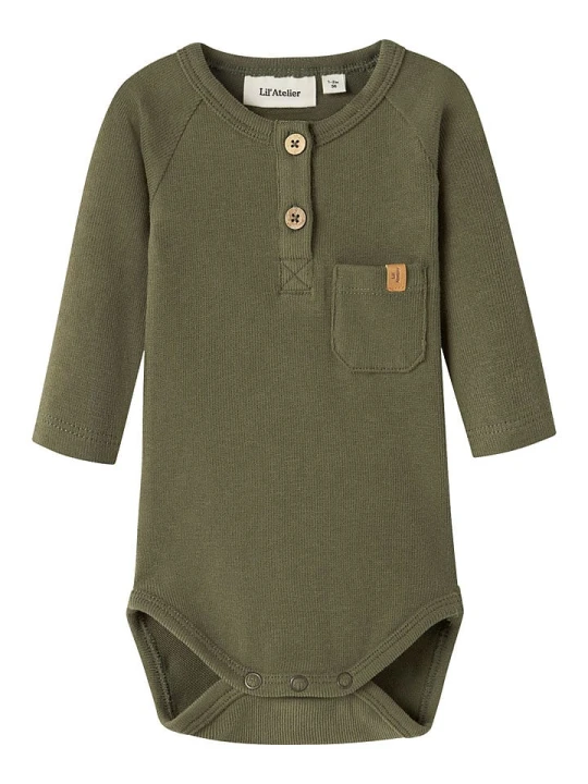 Zdjęcie produktu Lil Atelier Body "Luno" w kolorze khaki rozmiar: 56 Lil' Atelier