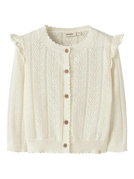 Zdjęcie produktu Lil Atelier Kardigan "Jela" w kolorze kremowym rozmiar: 110 Lil' Atelier