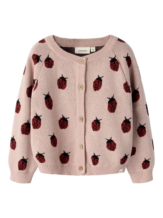 Zdjęcie produktu Lil Atelier Kardigan "Lulio" w kolorze jasnoróżowym rozmiar: 98 Lil' Atelier