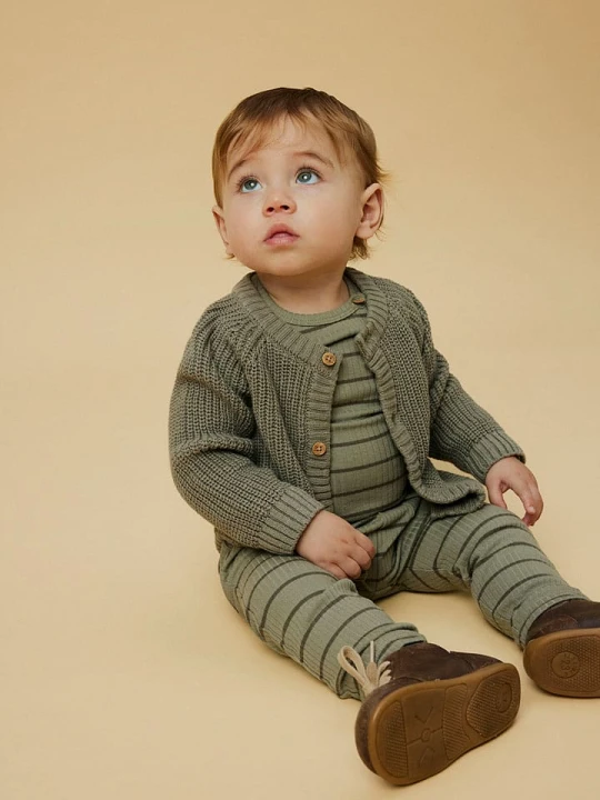 Zdjęcie produktu Lil Atelier Kardigan "Nemlen" w kolorze khaki rozmiar: 62 Lil' Atelier