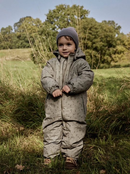 Zdjęcie produktu Lil Atelier Kombinezon zimowy w kolorze khaki rozmiar: 122/128 Lil' Atelier