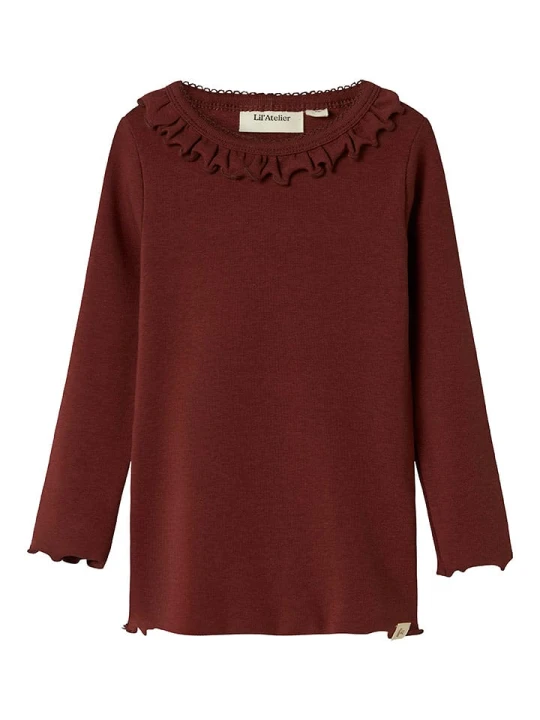 Zdjęcie produktu Lil Atelier Koszulka "Gayo" w kolorze brązowym rozmiar: 98 Lil' Atelier