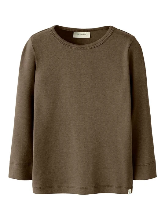 Zdjęcie produktu Lil Atelier Koszulka "Gayo" w kolorze khaki rozmiar: 104 Lil' Atelier
