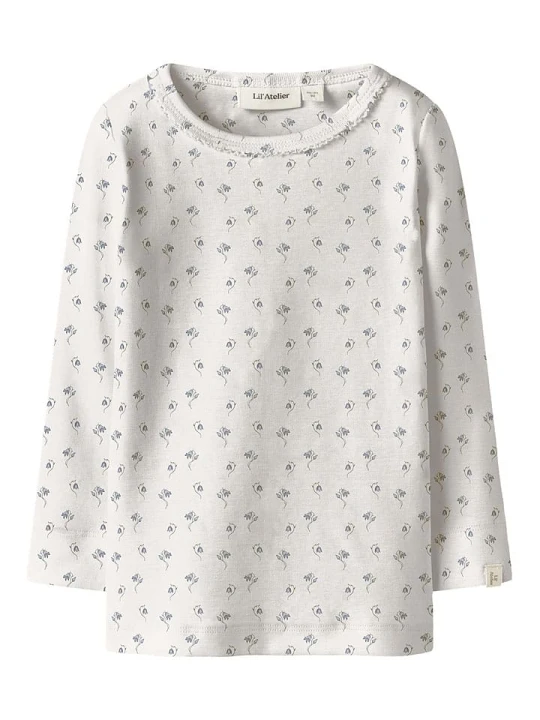 Zdjęcie produktu Lil Atelier Koszulka "Gayo" w kolorze kremowym rozmiar: 98 Lil' Atelier