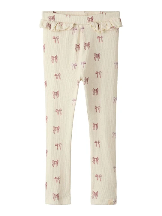 Zdjęcie produktu Lil Atelier Legginsy "Gavo" w kolorze beżowym rozmiar: 116 Lil' Atelier