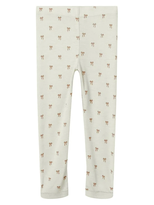 Zdjęcie produktu Lil Atelier Legginsy "Nalu" w kolorze kremowym rozmiar: 92 Lil' Atelier