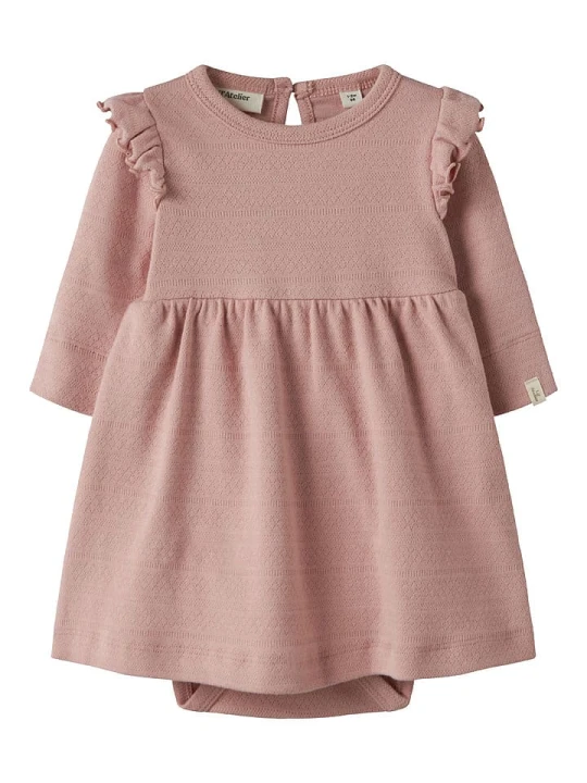 Zdjęcie produktu Lil Atelier Sukienka-body "Dimia" w kolorze jasnoróżowym rozmiar: 74 Lil' Atelier
