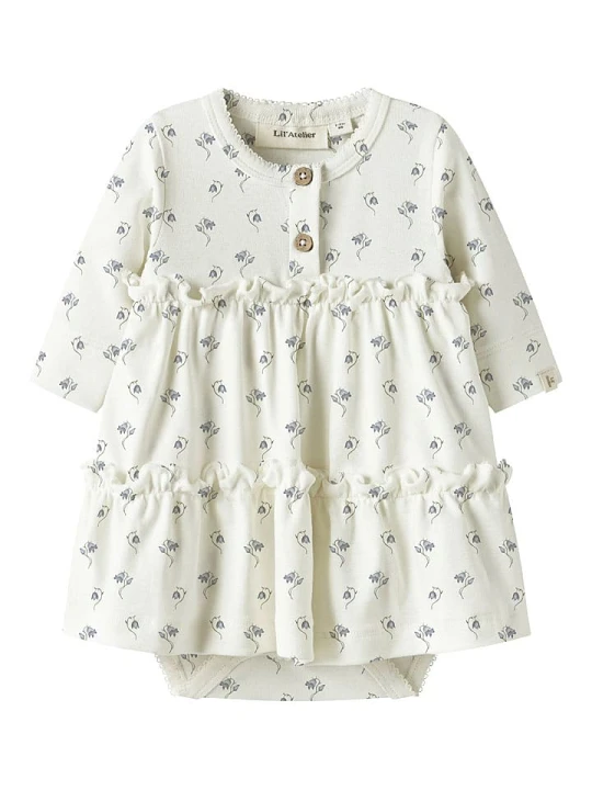 Zdjęcie produktu Lil Atelier Sukienka-body "Gayo" w kolorze kremowym rozmiar: 68 Lil' Atelier
