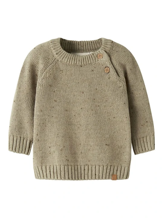 Zdjęcie produktu Lil Atelier Sweter "Galto" w kolorze khaki rozmiar: 86 Lil' Atelier